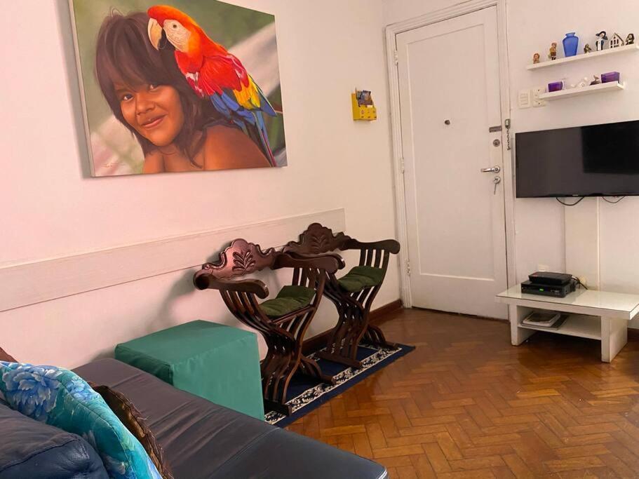 Charmoso Apartamento Na Av. Atlantica, Copacabana Rio de Janeiro Luaran gambar